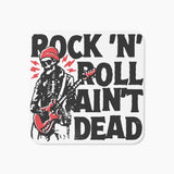 Rock N' Roll Ain't Dead Cork Coasters