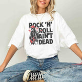 Rock N' Roll Ain't Dead Tie Dye T-shirt